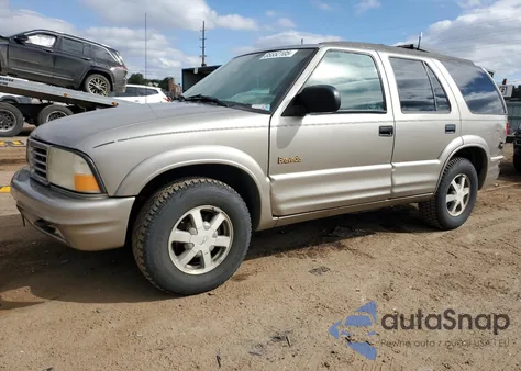 1999 Oldsmobile Bravada из США, поврежденный, VIN 1GHDT13W7X2720659